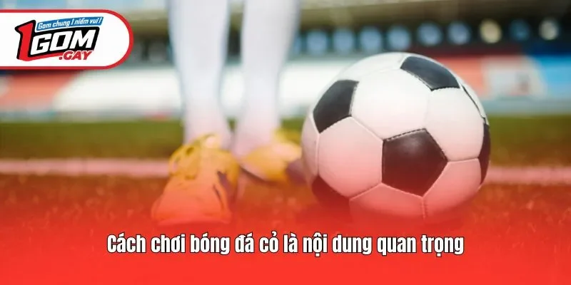 Cách chơi bóng đá cỏ là nội dung quan trọng